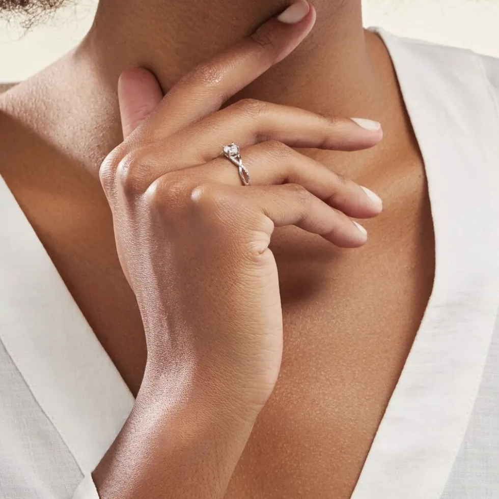 Bague Maryna Argent Blanc Oxyde De Zirconium