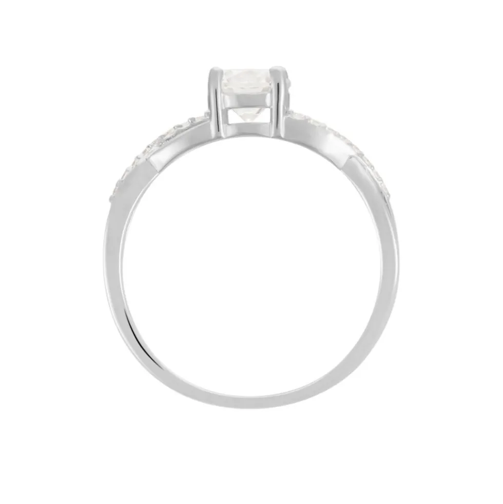 Bague Maryna Argent Blanc Oxyde De Zirconium