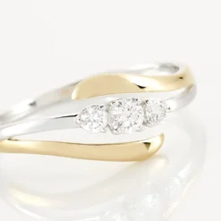 Bague Mayline Or Bicolore Diamant