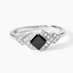 Bague Maymana Argent Blanc Oxyde De Zirconium
