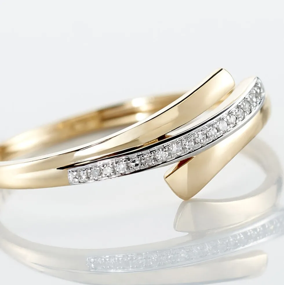 Bague Melia Or Jaune Diamant