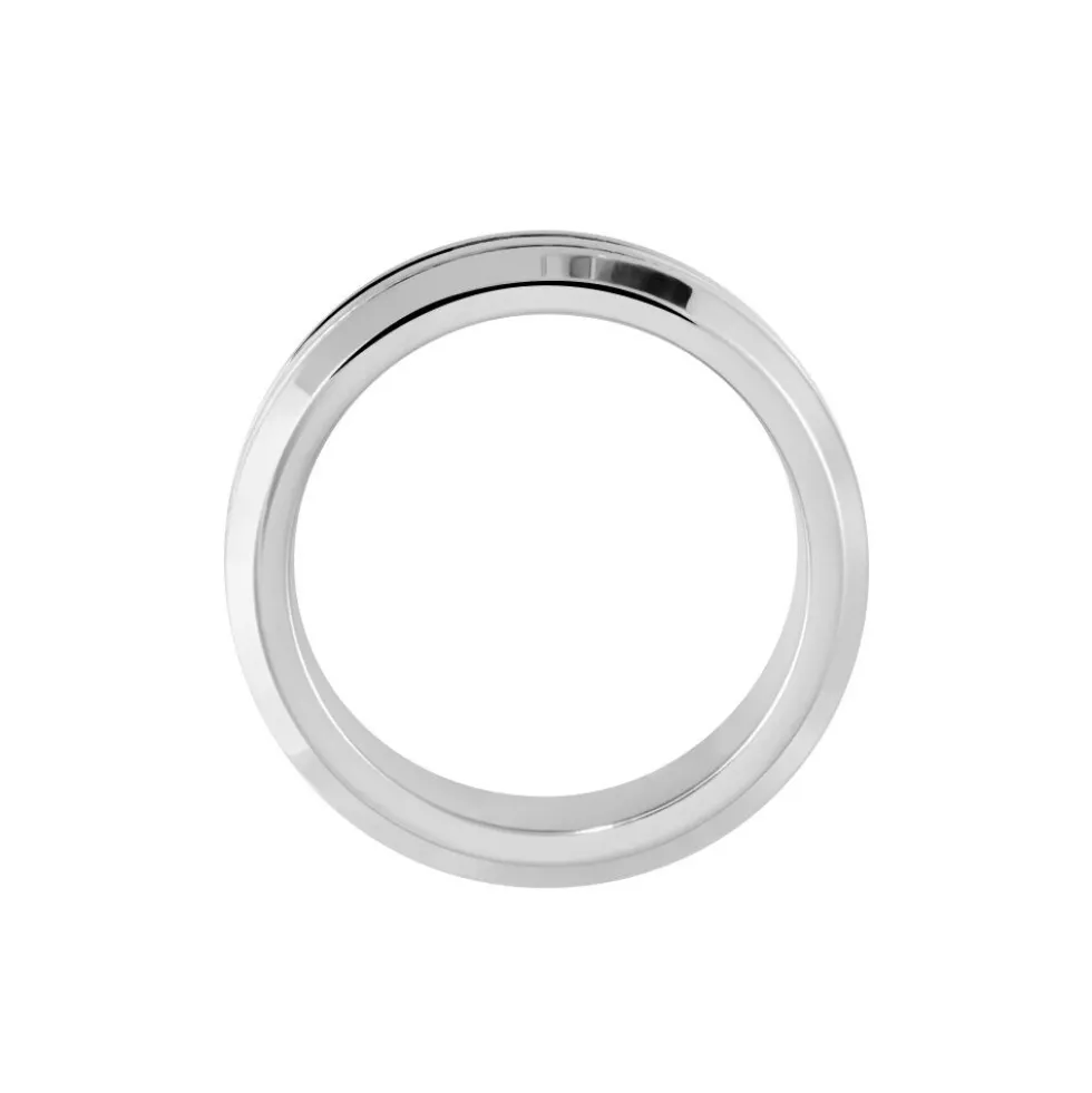 Bague Men's Steel Acier Blanc