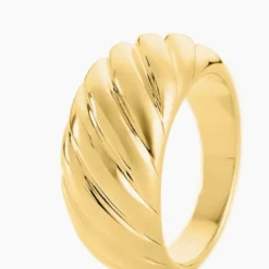 Bague Nemee Acier Jaune