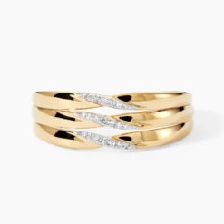Bague Nesibe Or Jaune Diamant