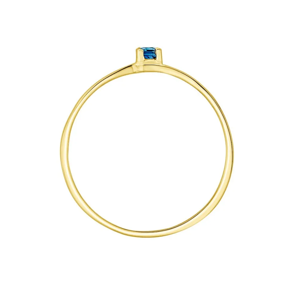 Bague Nesryne Or Jaune Saphir