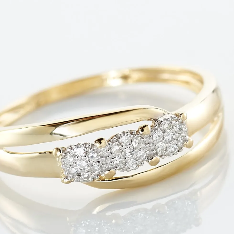 Bague Nolan Or Jaune Diamant