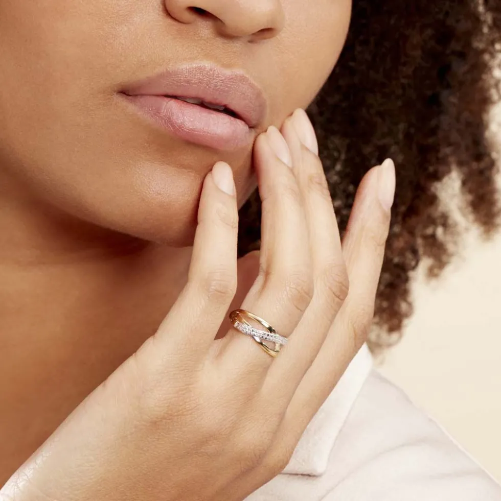 Bague Nuccia Or Bicolore Diamant