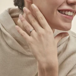 Bague Nusa Or Blanc Diamant