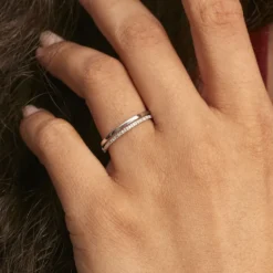Bague Olena Or Blanc Diamant