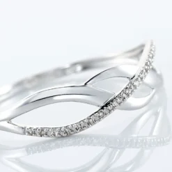 Bague Omnia Or Blanc Diamant