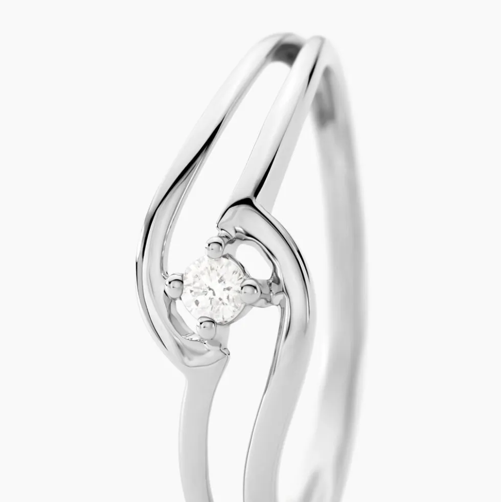 Bague Onenn Or Blanc Diamant