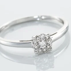 Bague Or Blanc Adeline Diamants