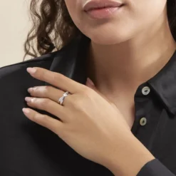 Bague Or Blanc Diamants