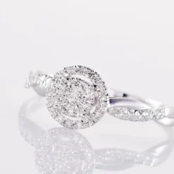 Bague Or Blanc Vesunna Diamants