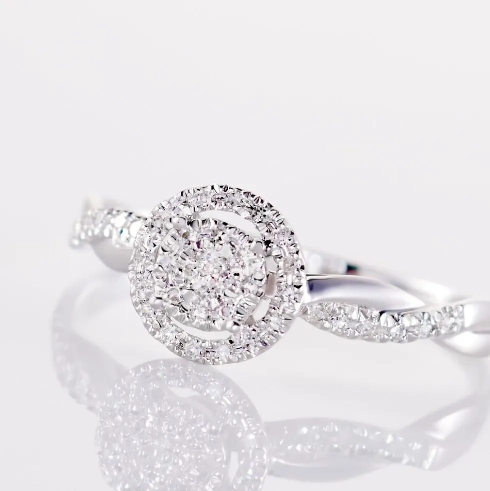 Bague Or Blanc Vesunna Diamants
