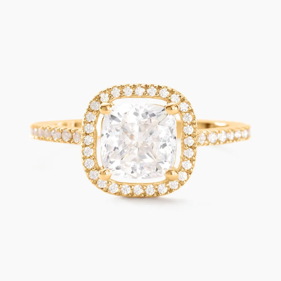 Bague Or Jaune Adrienne Oxydes De Zirconium