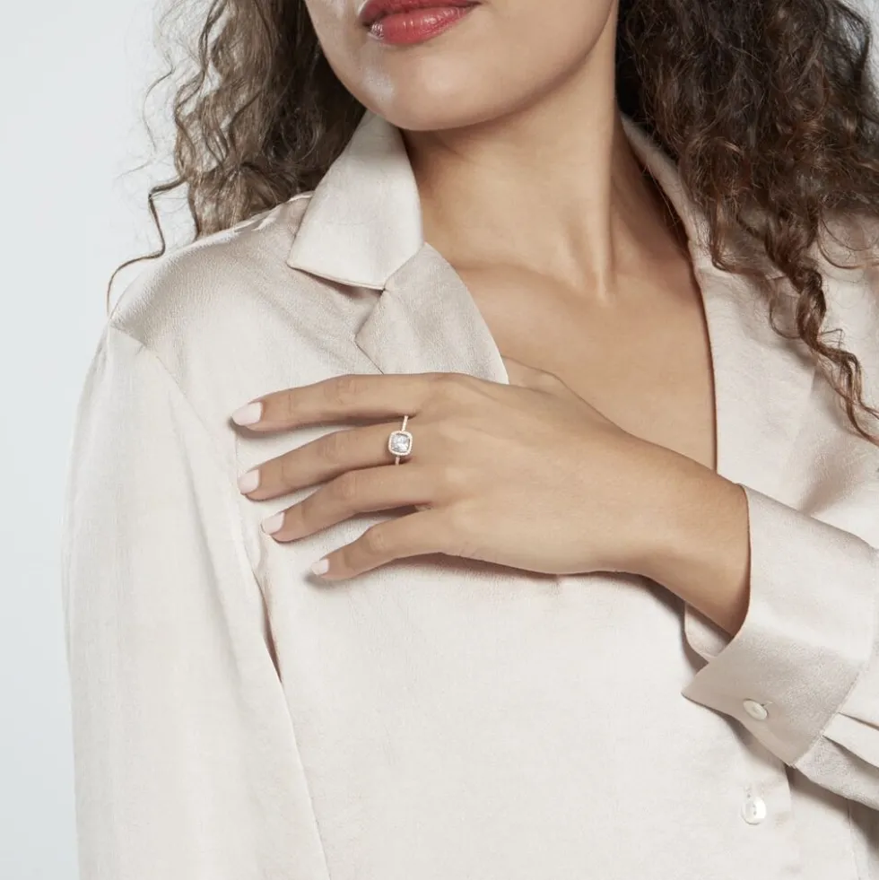 Bague Or Jaune Adrienne Oxydes De Zirconium