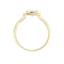 Bague Or Jaune Adrienne Oxydes De Zirconium