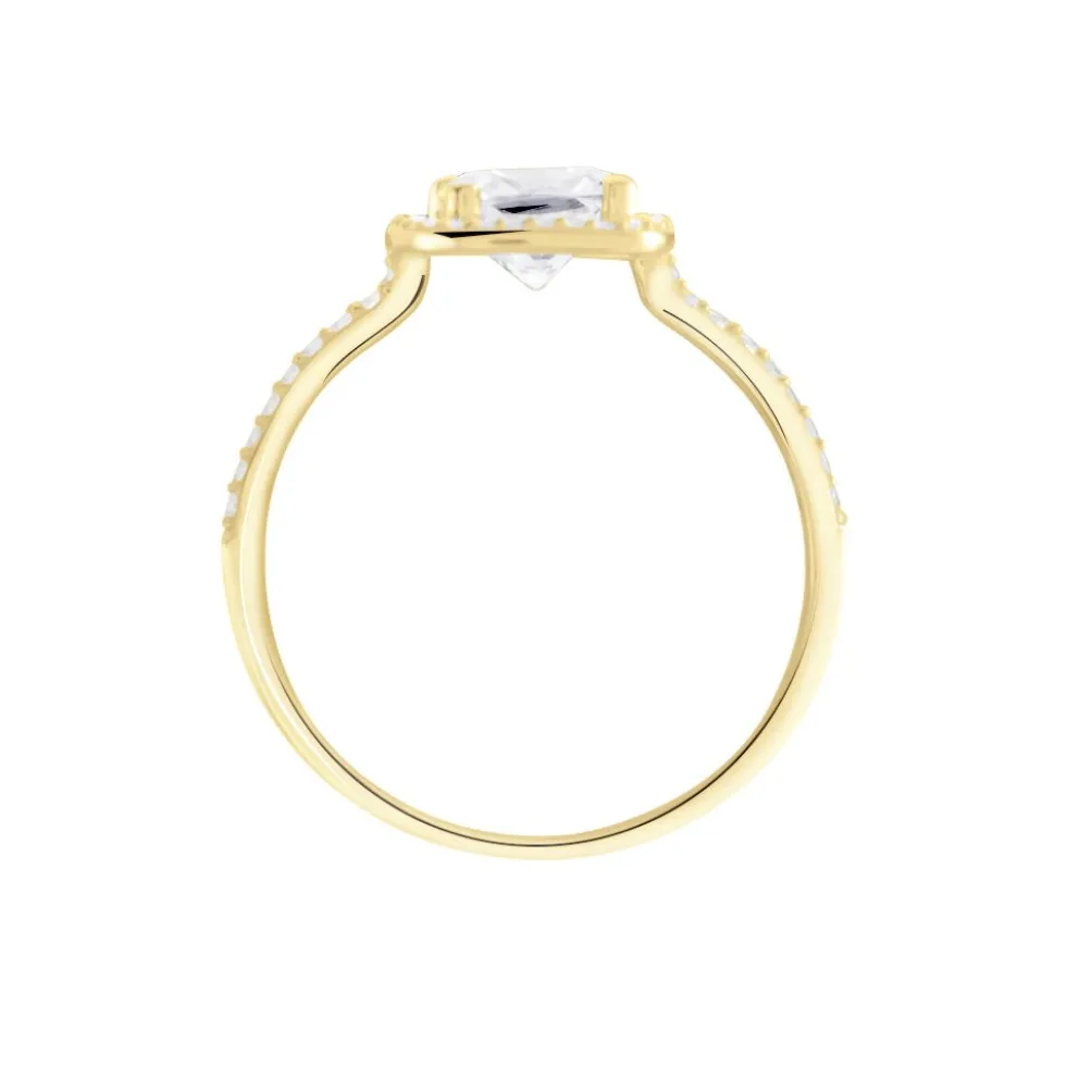 Bague Or Jaune Adrienne Oxydes De Zirconium