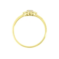Bague Or Jaune Catharine Oxyde De Zirconium