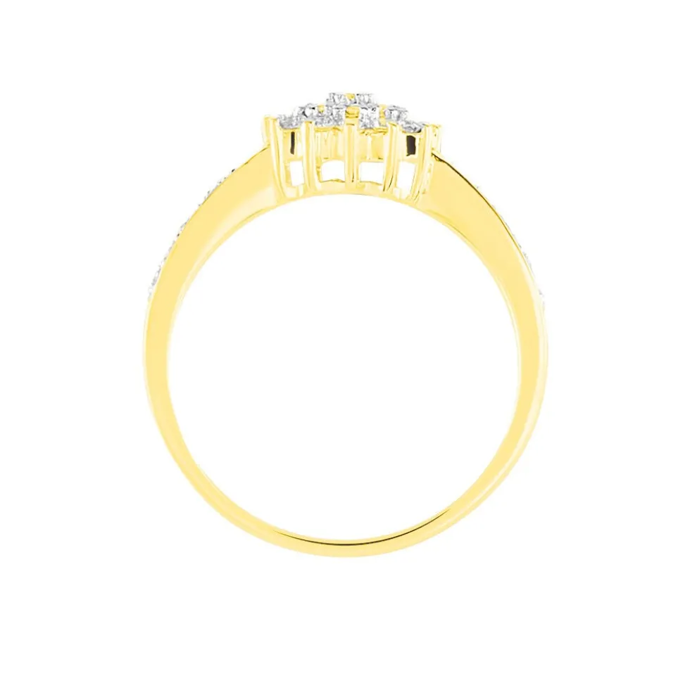 Bague Or Jaune Chou Diamants