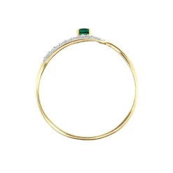 Bague Or Jaune Karmele Emeraude