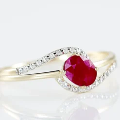 Bague Or Jaune Katalin Rubis