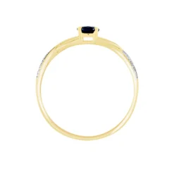 Bague Or Jaune Katalinta Saphir
