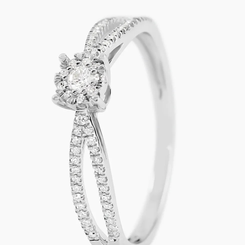 Bague Orphee Or Blanc Diamant