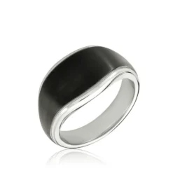 Bague Otis Acier Argenté