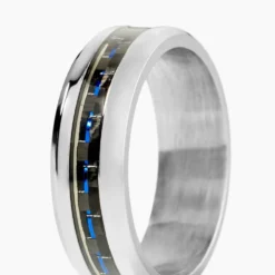 Bague Phebus Him Acier Blanc