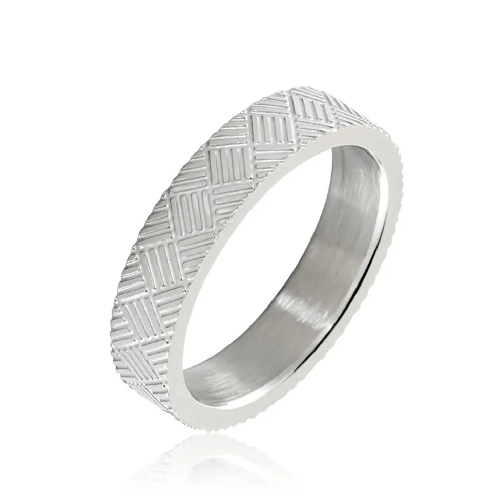 Bague Phebus Him Acier Blanc
