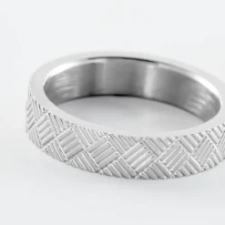 Bague Phebus Him Acier Blanc