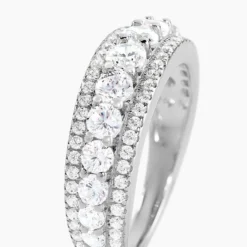 Bague Philomene Argent Blanc Oxyde De Zirconium
