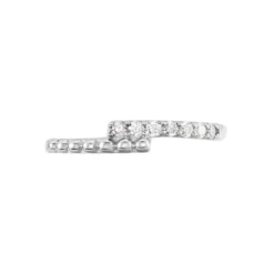 Bague Pisa Argent Blanc Oxyde De Zirconium