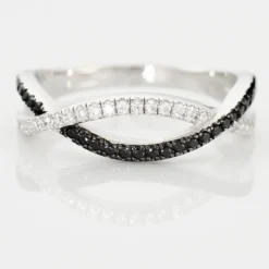 Bague Prudentia Argent Blanc Oxyde De Zirconium