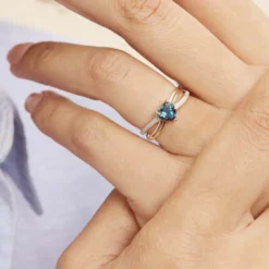 Bague Real Or Jaune Topaze
