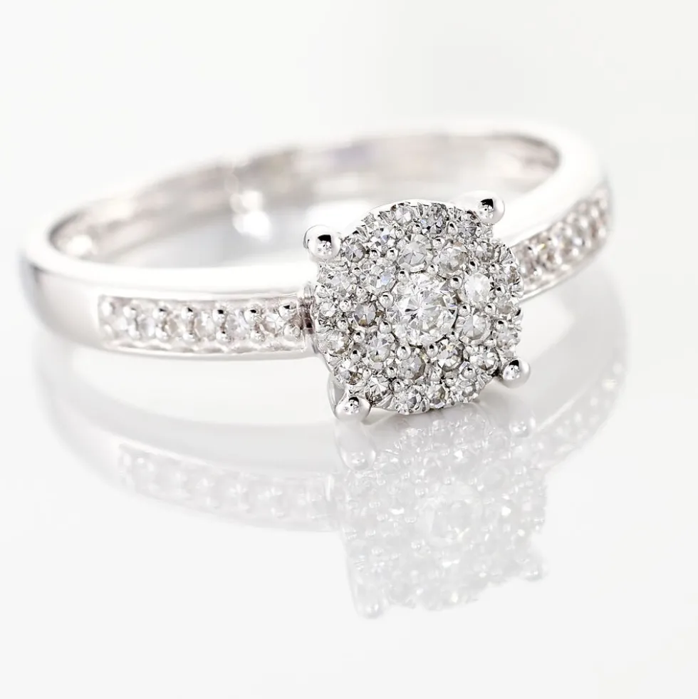 Bague Serena Or Blanc Diamant
