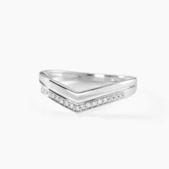 Bague Shadene Or Blanc Diamant