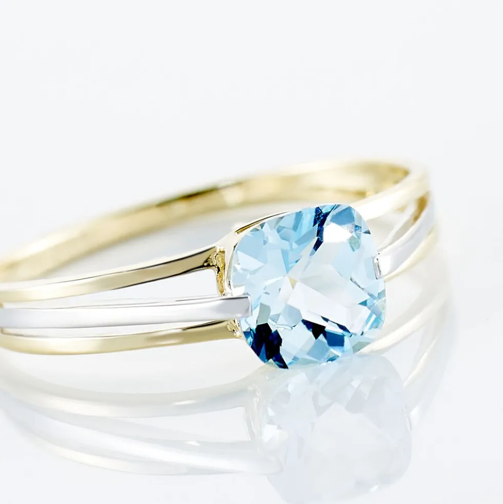 Bague Sidoine Or Bicolore Topaze