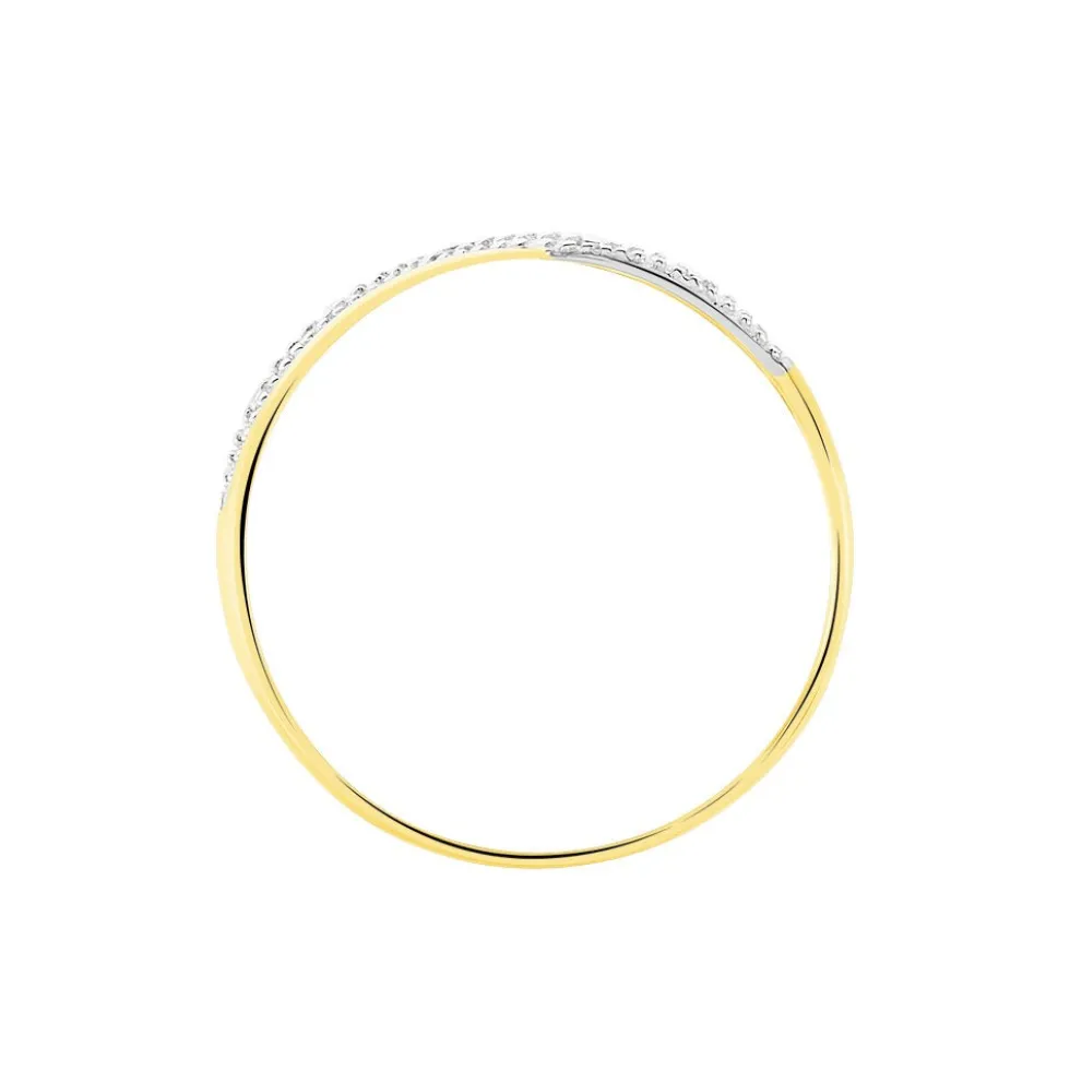 Bague Smeralda Or Bicolore Diamant