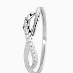 Bague Smina Or Blanc Diamant