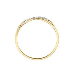 Bague Smina Or Jaune Diamant