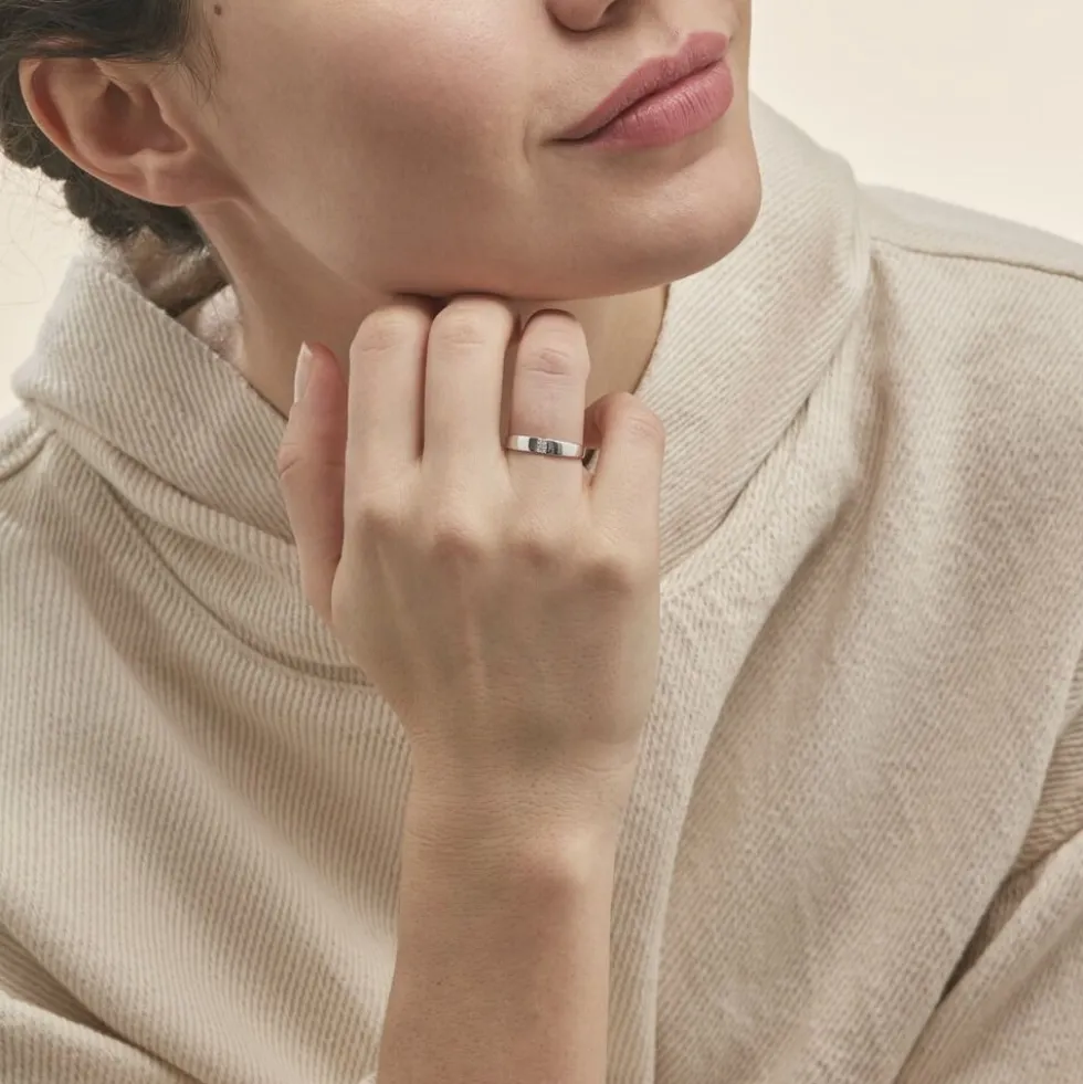 Bague Soha Or Blanc Diamant