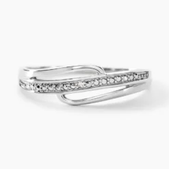 Bague Solena Or Blanc Diamant