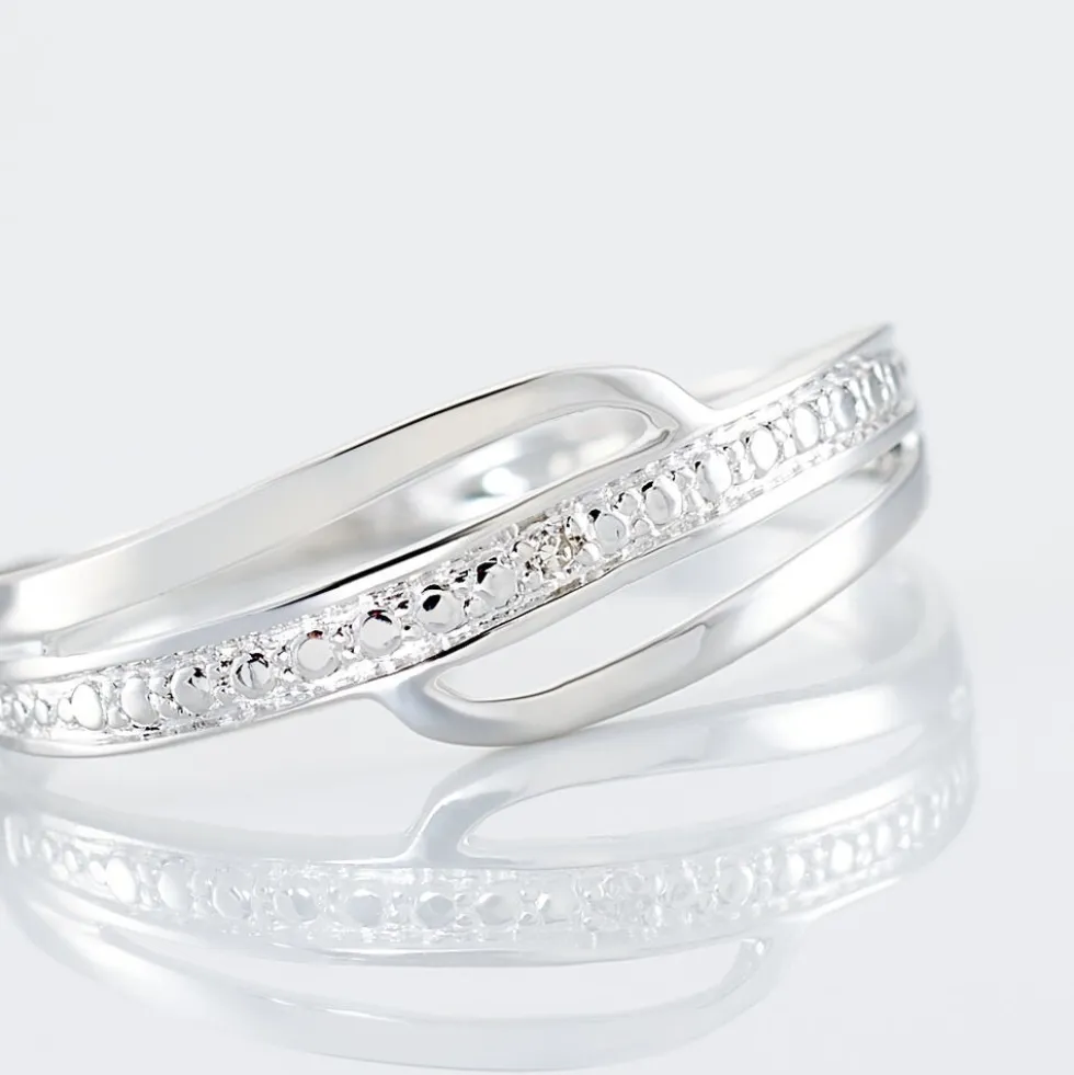 Bague Solena Or Blanc Diamant