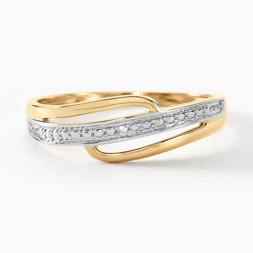 Bague Solena Or Jaune Diamant