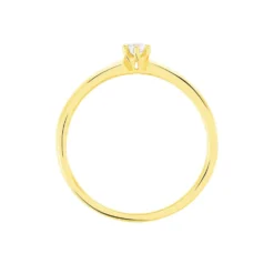 Bague Solitaire Annelies Or Jaune Diamant