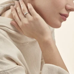 Bague Solitaire Aramis Or Blanc Diamant