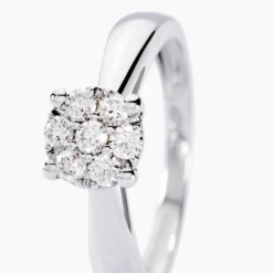 Bague Solitaire Artemis Or Blanc Diamant
